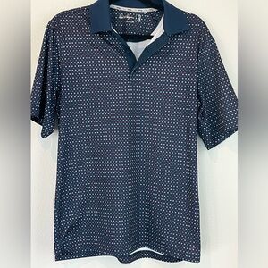 Men’s Walter Hagen Red, White and Blue Stars Golf Shirt Sz S